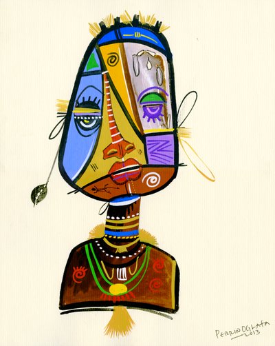 Belleza Bajo 2, 2013 de Oglafa Ebitari Perrin